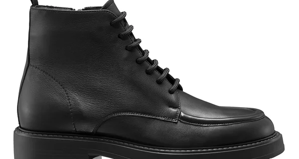 Men Genuine Leather Boots 7677 Vitello Black
