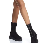Women Ankle-Boots 7940 Camoscio Black