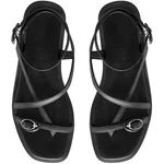 Women's leather sandals 8379 Bottalato Black