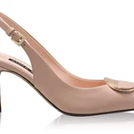 Mid-heel Slingback Pumps 8062 Vitello Nude