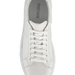 Men genuine leather sports shoes 6897 Vitello White