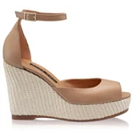 Women's Leather Sandals 8048 Bottalato Cappuccino