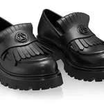 Women Casual Loafers 8501 Vitello Black