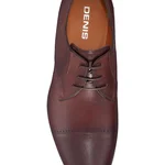 Elegant Men Shoes 6856 Vitello Foro Brown