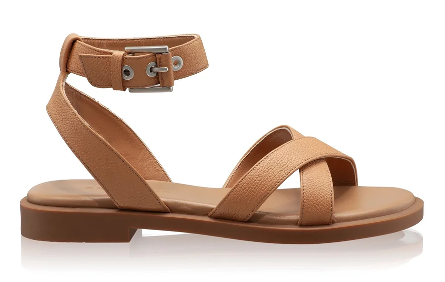 Women's Leather Sandals 8456 Bottalato Cappuccino