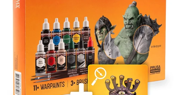 Prusa Starter Paint Set + Miniature Painting for Beginners Online course Bundle
