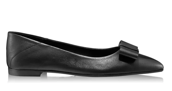 Women Ballerina Flats 7518 Vitello Black