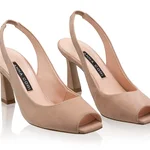 Women Leather Sandals 8348 Camoscio Fard