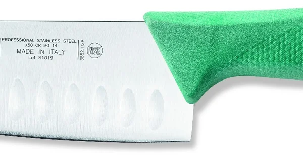 Sanelli Coltello Santoku Olivato Verde Cm.16