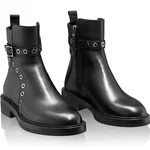 Women Leather Boots 8167 Vitello Black
