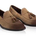 Men Natural Leather Shoes 7359 Crosta Taupe