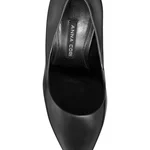 Mid-heel Pointed Toe Pumps 7868 Vitello Black