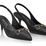 Mid-heel Slingback Pumps 8429 Bottalato Black