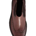 Men Leather Casual Boots 7320 Vitello Brown