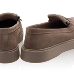 Women Casual Genuine Leather Loafers 8137 Crosta Gri