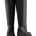 Women Leather Boots 7960 Vitello Black