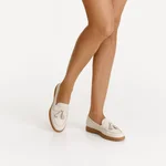 Women Casual Loafers 7517 Bottalato Panna