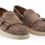 Men Natural Leather Loafers 7354 Crosta Taupe