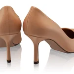 High-heel Pointed Toe Pumps 8026 Vitello Cappuccino