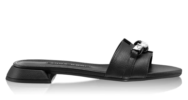 Women Leather Mules 8034 Bottalato Black
