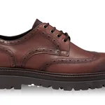 Men Leather Casual Shoes 7319 Vitello Maro