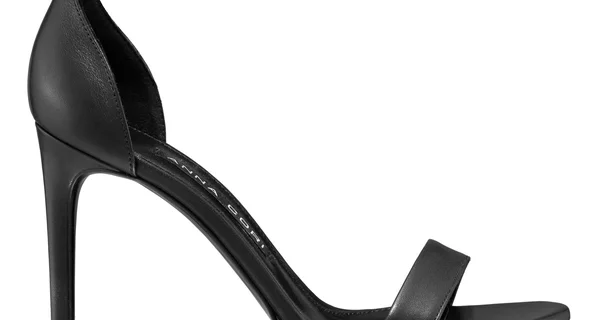 Women Leather HighHeel Sandals 7817 Vitello Negru
