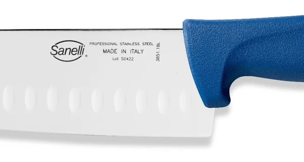 Sanelli Coltello Santoku Olivato Cm.18