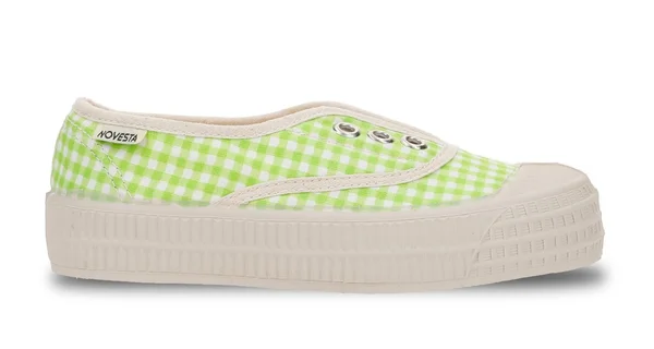 Star Kid Elastic Gingham Green
