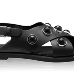 Women Leather Sandals 8360 Vitello Black