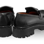 Women Casual  Leather Shoes 7196 Vitello Black