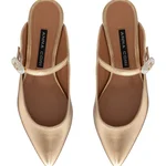Women Ballerina Flats 8413 Laminato Oro