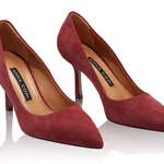 High-heel Pointed Toe Pumps 8026 Camoscio Bordo