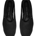 Women's Ballerinas 8442 Suede+Mesh Black