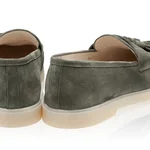 Men Suede Leather Loafers 7628 Crosta Militare
