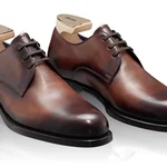 Men Handmade Elegant Shoes 7731 Vitello Brown