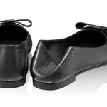 Women Ballerina Flats 7518 Vitello Black