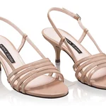 Women Leather Sandals 8518 Lac Nude