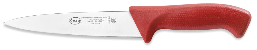 Sanelli Coltello Scannare Cm.18 Rosso