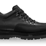 Men Genuine Leather Casual Shoes 7757 Vitello+Nabuck Black
