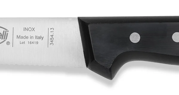 Sanelli Coltello Lama Seghettata Punta Tonda Cm.13