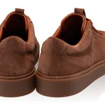 Men Suede Leather Sport Shoes 7610 Crosta Maro