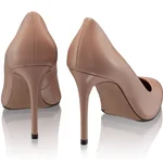 Mid-heel Pointed Toe Pumps 7868 Vitello Poudre