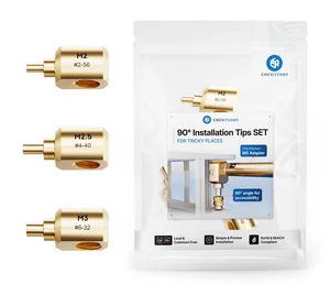 90° Installation Tip SET M2, M2.5 & M3