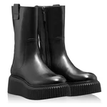 Women Leather Boots 7129 Vitello Black