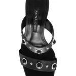 Women Leather Mules 8466 Vitello Black