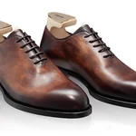 Men Handmade Elegant Shoes 7712 Vitello Brown