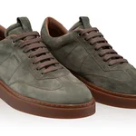 Men Suede Leather Sport Shoes 7610 Crosta Militare