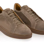 Men Suede Leather Sport Shoes 7772 Crosta Taupe