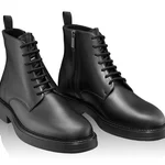 Men Leather Casual Boots 7678 Vitello Black