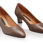 Mid-heel Pointed Toe Pumps 8218 Vitello Palude